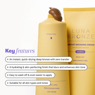 Instant Bronzing Cream Make-Up & Cosmetics Luna Bronze